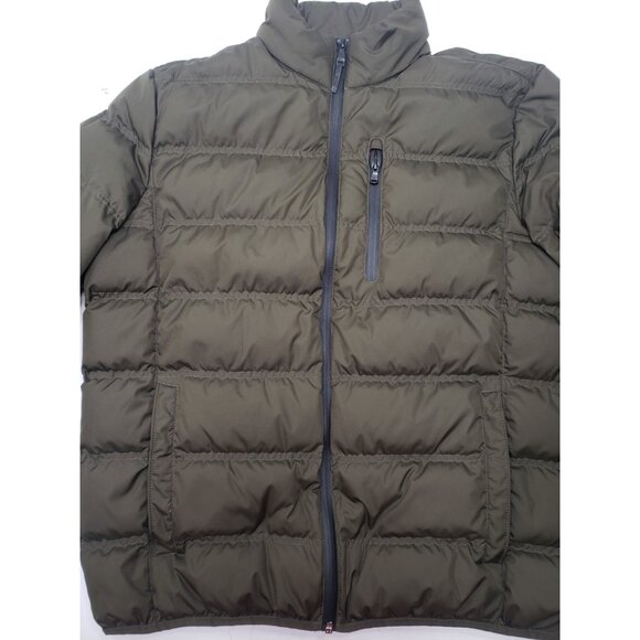 Michael Kors Men’s Green Premium Down Blend Quilted Puffer Full-Zip Jacket Sz Lg - Picture 2 of 15